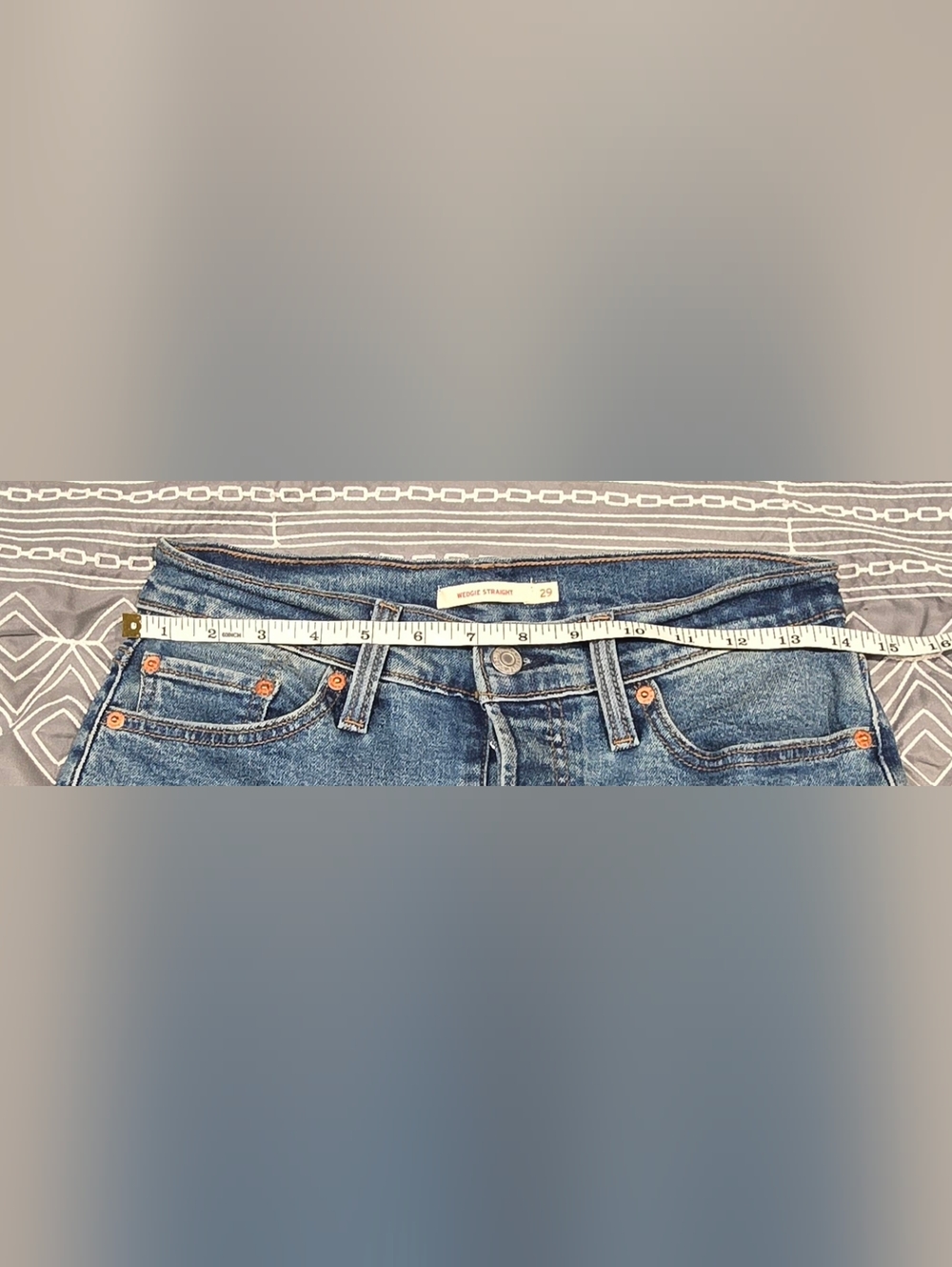 Levis Wedgie Straight Button Fly Jeans Size 29 - Picture 5 of 8